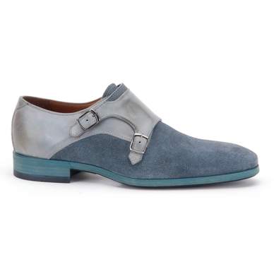 Anzugschuh Greve Ribolla Dubbele Gesp Jeans Indio + Passender Gürtel