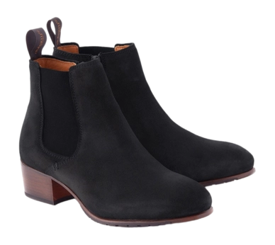 Bottines Dubarry Femme Bray 93 Black Suede