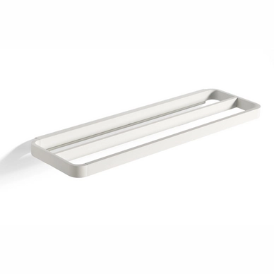 Towel Rack Zone Denmark Rim Double White 44 x 12 cm