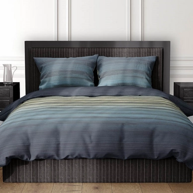 Dekbedovertrek Satin d'or Fluvius Teal Blauw Satijn