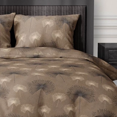 Dekbedovertrek Satin d'or Sparling Taupe Satijn
