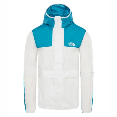 Jas The North Face Men Mountain 1985 Seasonal Celebration TNF White Crystal Teal