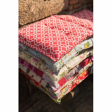 Tuinkussen Hartman Erba Red Hoge Rug