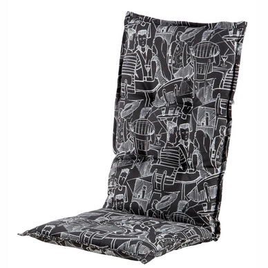 Tuinkussen Hartman Bistro Black Hoge Rug