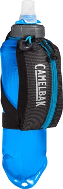 Waterfles CamelBak Nano Handheld Black Atomic Blue 0,5L