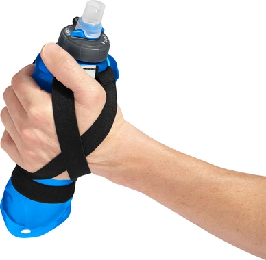 Waterfles CamelBak Nano Handheld Black Atomic Blue 0,5L