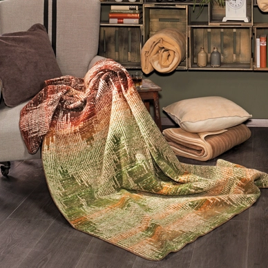 Jacquard Couverture Ibena Sorrento Sol Forestier