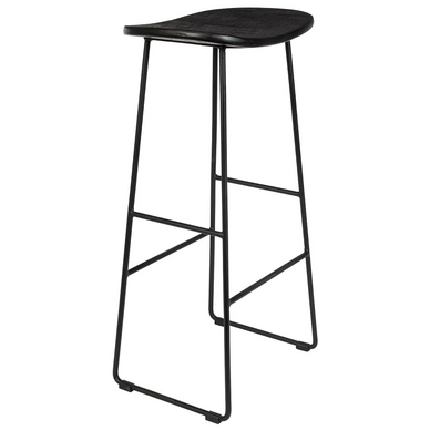 Barstoel White Label Living Tangle Black