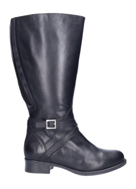 JJ Footwear Buxton Black Calf Size XS/S