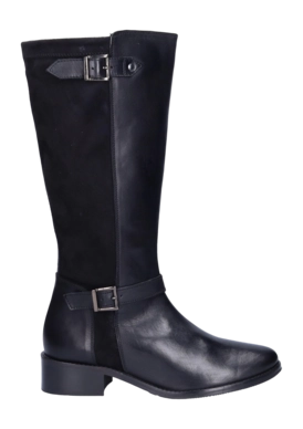 Women's Boots JJ Footwear Tedbury Black Calf Size XS/S