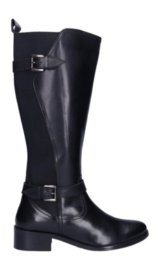 Women's Boots JJ Footwear Redbourn Black Calf Size XXXL