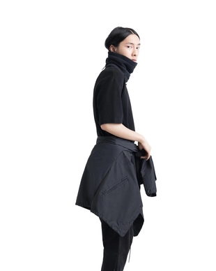 Nekwarmer Herschel Supply Co.  Guide Fleece Sherpa Neck Gaiter Unisex Black