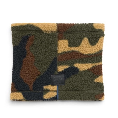 Nekwarmer Herschel Supply Co.  Guide Fleece Sherpa Neck Gaiter Unisex Woodland Camo