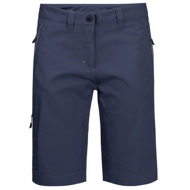 Kurze Hose Jack Wolfskin Activate Track Schorts Damen Night Blue