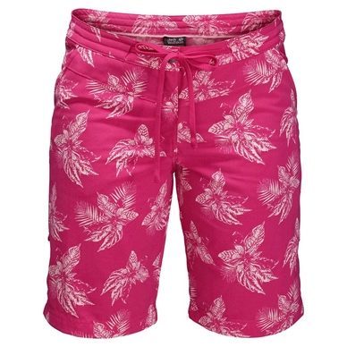Korte Broek Jack Wolfskin Pomona Tropical Shorts Women Tropic Pink All Over