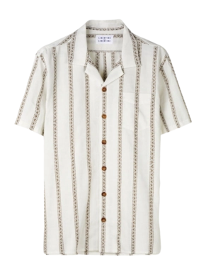 Shirt Libertine Libertine Men Cave Olive Jaquard