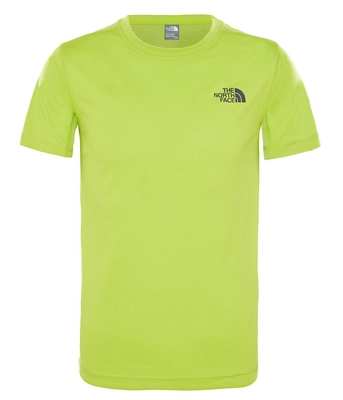 T-Shirt The North Face Boys Reactor Tee Lime Green
