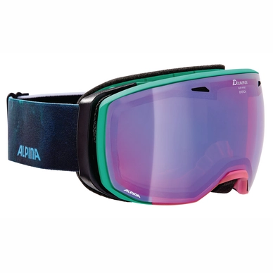 Ski Goggles Alpina Estetica MM Trans. Pink-Green