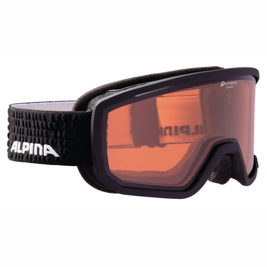 Ski Goggles Alpina Scarabeo QH Black Matte 2017