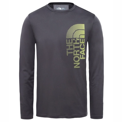 Longsleeve The North Face Men Ondras Shirt Asphalt Grey Lime Green