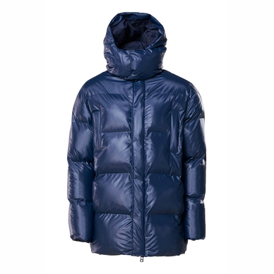 Veste RAINS Puffer Hooded Coat Shiny Blue