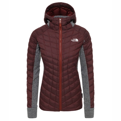Jas The North Face Women Thermoball Hybrid GI Hoody Sequoiard TNF Medium Grey Heather