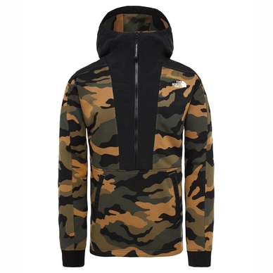 Hoodie The North Face Men Graphic Burnt Olive Greenwoods Camo Print