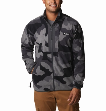Vest Columbia Men Back Bowl Fleece Lightweight Black Mod Camo
