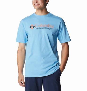 T -Shirt Columbia Men CSC Basic Logo Short Sleeve Vista Blue CSC