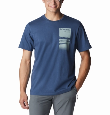 T-Shirt Columbia Men Explorers Canyon SS Tee Dark Mountain '23