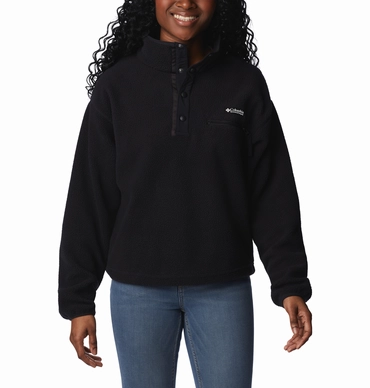 Trui Columbia Women Helvetia Cropped Half Snap Black