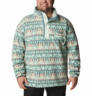 Jumper Columbia Men Helvetia Half Snap Fleece Metal Camp White
