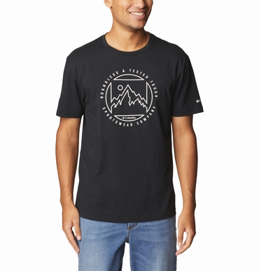 T -Shirt Columbia Men Rapid Ridge Graphic Tee Black Boundles