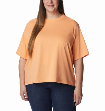 T-Shirt Columbia Femme North Cascades Graphic SS Tee Peach Hike NP