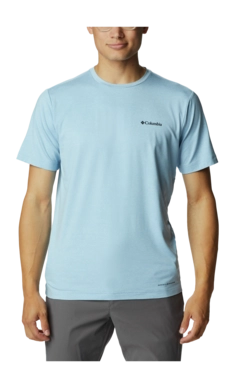 T-Shirt Columbia Men Tech Trail Graphic Tee Jet Stream Heather '23