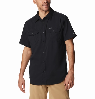Shirt Columbia Men Utilizer II Solid Short Sleeve Black