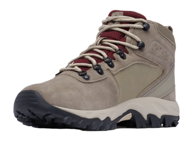 Wanderschuhe Columbia Newton Ridge Plus II Suède Waterproof Herren Pebble Deep