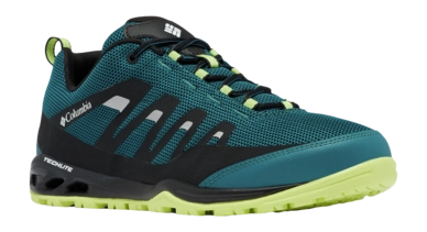 Wanderschuhe Columbia Vapor Vent Herren Deep Water Black