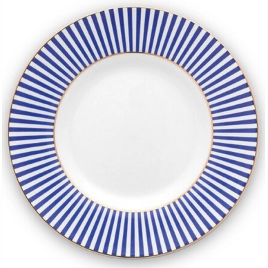 Assiette à Petit-Déjeuner Pip Studio Royal Stripes Blue 17 cm (Lot de 6)