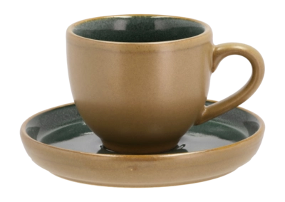 Tasse à Expresso Bitz Wood Forest 7 cl (6 Pièces)