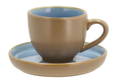 Tasse à Expresso Bitz Wood Ocean 7 cl (6 Pièces)