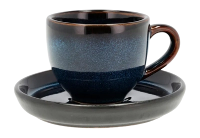 Espressokop Bitz Gastro Dark Blue Black 7 cl (6-delig)