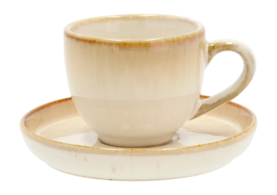Tasse à Expresso Bitz Gastro Cream 7 cl (6 Pièces)