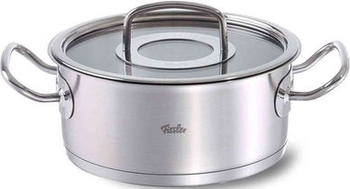 Kookpan Fissler Original Profi Collection Laag Met Glasdeksel 24 cm