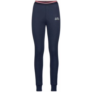 Unterwäsche Odlo BL Bottom Long Active Warm Originals Eco Diving Navy Damen