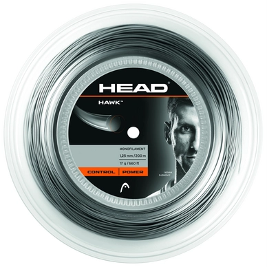 Cordage HEAD HAWK Reel Grey 1.25mm/200m