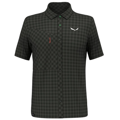 Hemd Salewa Puez Dry Short Sleeve Herren Dark Olive