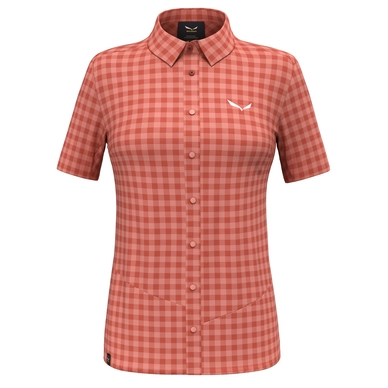 Shirt Salewa Women Puez Dry Short Sleeve Lantana Pink