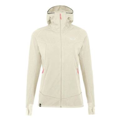 Sweatjacke Salewa Puez Hybrid Polarlite Hooded Damen Oatmeal Melange
