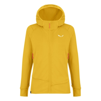 Zip Sweatshirt Salewa Women Puez Polarlite Hooded Gold